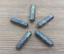 Load image into Gallery viewer, NATURAL DRAGON STONE Double Terminated Gemstone Crystal Pencil Point (One)