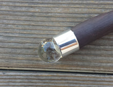Load image into Gallery viewer, Rosewood Tree Inspired Wand with Clear Quartz Points