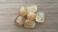 Load image into Gallery viewer, THREE (3) CITRINE TUMBLED Stones Ones Medium/Large Natural Tumble Stones