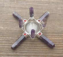 Load image into Gallery viewer, AMETHYST Antenna Environment Energy Generator With Garnet Accents
