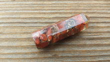 Load image into Gallery viewer, RED JASPER ORGONE Single Terminated Gemstone Crystal Pencil Point (One)