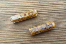 Load image into Gallery viewer, YELLOW JASPER ORGONE Single Terminated Gemstone Crystal Pencil Point (One)