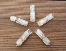 Load image into Gallery viewer, CLEAR QUARTZ ORGONE Single Terminated Gemstone Crystal Pencil Point (One)