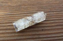 Load image into Gallery viewer, CLEAR QUARTZ ORGONE Single Terminated Gemstone Crystal Pencil Point (One)
