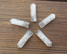 Load image into Gallery viewer, SELENITE ORGONE Single Terminated Gemstone Crystal Pencil Point (One)