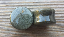 Load image into Gallery viewer, Pair of Real GOLDEN OBSIDIAN Plugs Gauges Body Jewelry Double Flared - Pick Size
