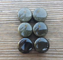 Load image into Gallery viewer, Pair of Real GOLDEN OBSIDIAN Plugs Gauges Body Jewelry Double Flared - Pick Size