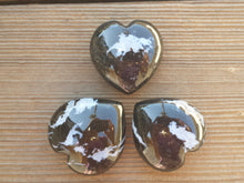 Load image into Gallery viewer, NATURAL SOLOMON AGATE Gemstone Puffy Heart 40-45mm