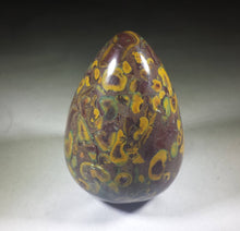 Load image into Gallery viewer, PICASSO JASPER EGG Natural Stone Hand Carved Gemstone Egg