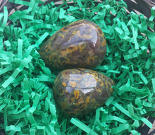 Load image into Gallery viewer, PICASSO JASPER EGG Natural Stone Hand Carved Gemstone Egg