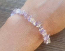 Load image into Gallery viewer, AMETRINE Natural Stone Gemstone Stretchy Chip Bracelet