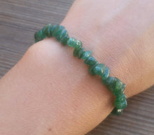 Load image into Gallery viewer, JADE Natural Stone Gemstone Stretchy Chip Bracelet