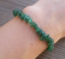 Load image into Gallery viewer, JADE Natural Stone Gemstone Stretchy Chip Bracelet