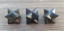 Load image into Gallery viewer, GEMSTONE MERKABA STAR Natural Blue Tiger Eye (One)
