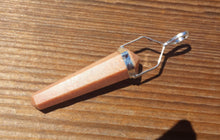 Load image into Gallery viewer, Natural PEACH MOONSTONE Crystal D - Point Pendant Gemstone