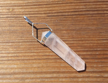 Load image into Gallery viewer, Natural CLEAR QUARTZ Crystal D - Point Pendant Gemstone