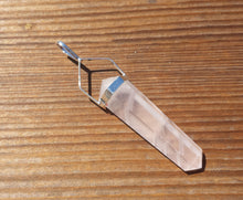 Load image into Gallery viewer, Natural CLEAR QUARTZ Crystal D - Point Pendant Gemstone