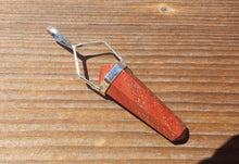 Load image into Gallery viewer, Natural RED JASPER Crystal D - Point Pendant Gemstone