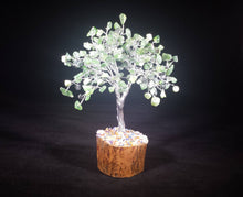 Load image into Gallery viewer, Natural GREEN JADE Gemstone Chip Tree With 150 Stones Crystal Tree Of Life