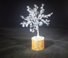 Load image into Gallery viewer, Natural IOLITE Gemstone Chip Tree With 100 Stones Crystal Tree Of Life