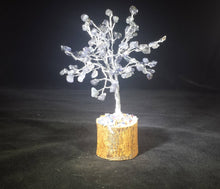 Load image into Gallery viewer, Natural IOLITE Gemstone Chip Tree With 100 Stones Crystal Tree Of Life