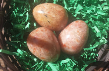 Load image into Gallery viewer, SUNSTONE Natural Stone Hand Carved Gemstone Egg