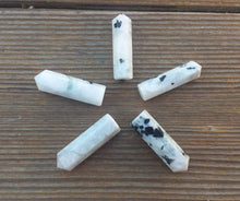 Load image into Gallery viewer, NATURAL RAINBOW MOONSTONE Single Terminated Gemstone Crystal Pencil Point (One)