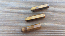 Load image into Gallery viewer, NATURAL TIGER EYE Single Terminated Gemstone Crystal Pencil Point (One)