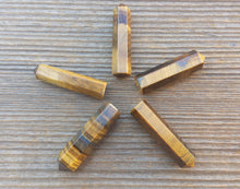 Load image into Gallery viewer, NATURAL TIGER EYE Single Terminated Gemstone Crystal Pencil Point (One)