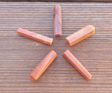 Load image into Gallery viewer, NATURAL RED AVENTURINE Single Terminated Gemstone Crystal Pencil Point (One)