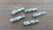 Load image into Gallery viewer, NATURAL DALMATIAN JASPER Double Terminated Gemstone Crystal Pencil Point (One)