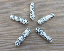 Load image into Gallery viewer, NATURAL DALMATIAN JASPER Double Terminated Gemstone Crystal Pencil Point (One)