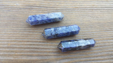 Load image into Gallery viewer, NATURAL SODALITE Double Terminated Gemstone Crystal Pencil Point (One)