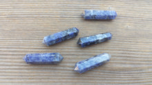 Load image into Gallery viewer, NATURAL SODALITE Double Terminated Gemstone Crystal Pencil Point (One)