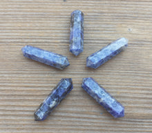 Load image into Gallery viewer, NATURAL SODALITE Double Terminated Gemstone Crystal Pencil Point (One)