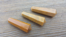 Load image into Gallery viewer, NATURAL CAMEL JASPER Double Terminated Gemstone Crystal Pencil Point (One)