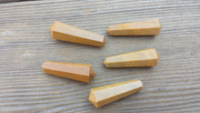Load image into Gallery viewer, NATURAL CAMEL JASPER Double Terminated Gemstone Crystal Pencil Point (One)