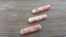 Load image into Gallery viewer, NATURAL SUNSTONE Double Terminated Gemstone Crystal Pencil Point (One)