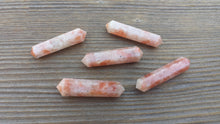 Load image into Gallery viewer, NATURAL SUNSTONE Double Terminated Gemstone Crystal Pencil Point (One)