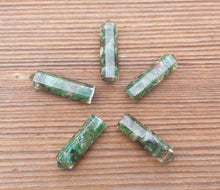 Load image into Gallery viewer, JADE ORGONE Single Terminated Gemstone Crystal Pencil Point (One)