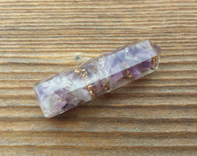 Load image into Gallery viewer, AMETHYST ORGONE Single Terminated Gemstone Crystal Pencil Point (One)