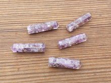 Load image into Gallery viewer, AMETHYST ORGONE Single Terminated Gemstone Crystal Pencil Point (One)