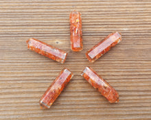 Load image into Gallery viewer, CARNELIAN ORGONE Single Terminated Gemstone Crystal Pencil Point (One)
