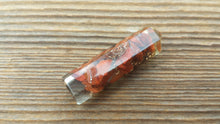 Load image into Gallery viewer, RED JASPER ORGONE Single Terminated Gemstone Crystal Pencil Point (One)