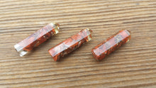 Load image into Gallery viewer, RED JASPER ORGONE Single Terminated Gemstone Crystal Pencil Point (One)