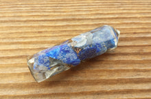 Load image into Gallery viewer, LAPIS LAZULI ORGONE Single Terminated Gemstone Crystal Pencil Point (One)