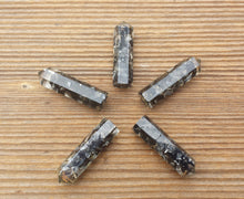 Load image into Gallery viewer, BLACK TOURMALINE ORGONE Single Terminated Gemstone Crystal Pencil Point (One)