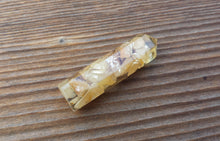Load image into Gallery viewer, YELLOW JADE ORGONE Single Terminated Gemstone Crystal Pencil Point (One)