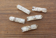 Load image into Gallery viewer, CLEAR QUARTZ ORGONE Single Terminated Gemstone Crystal Pencil Point (One)