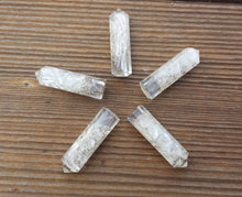 Load image into Gallery viewer, SELENITE ORGONE Single Terminated Gemstone Crystal Pencil Point (One)